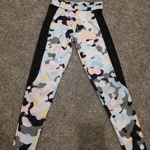 adidas Kids Multicolor Camouflage Leggings